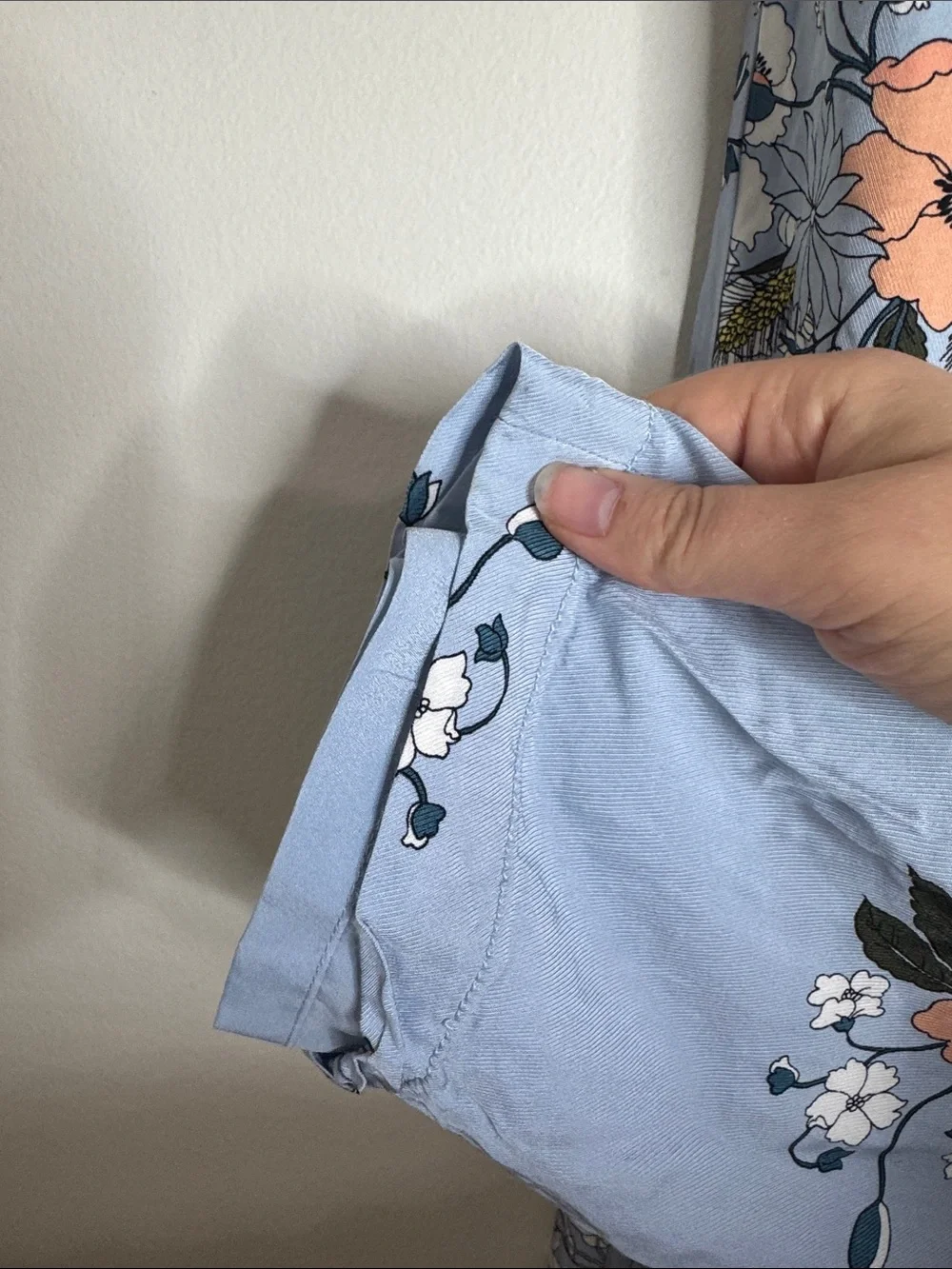 J.Crew High-rise pajama style pastel pants in garden floral cottagecore size 00